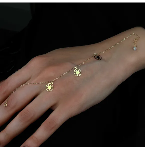 18 karat gold bracelet, made in Turkey