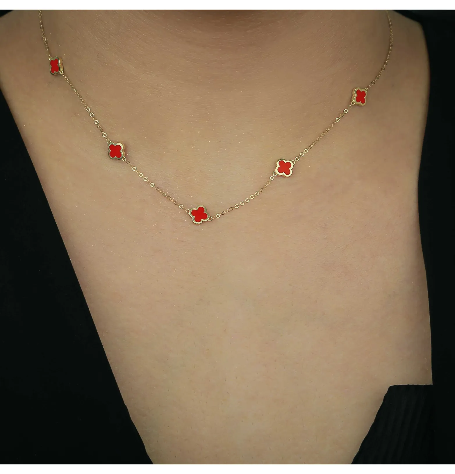 Van Cleef 18k gold choker, Turkish made