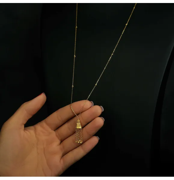 21 karat gold necklace, Turkish made