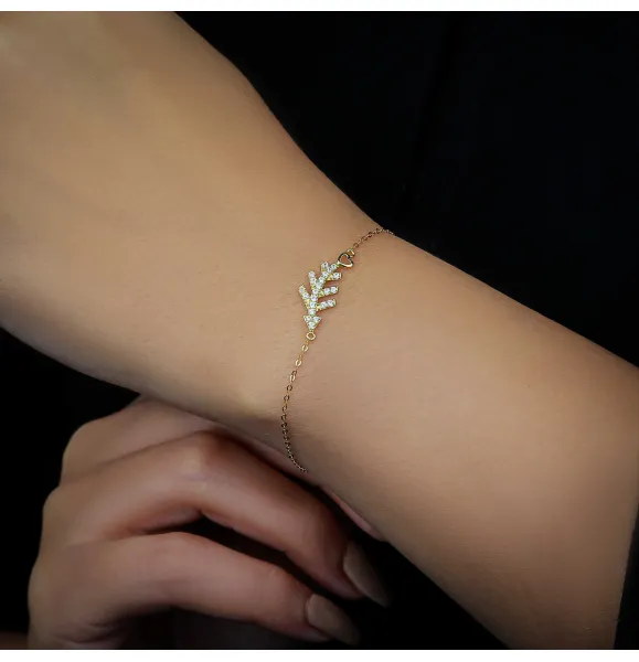18 karat gold bracelet, made in Turkey
