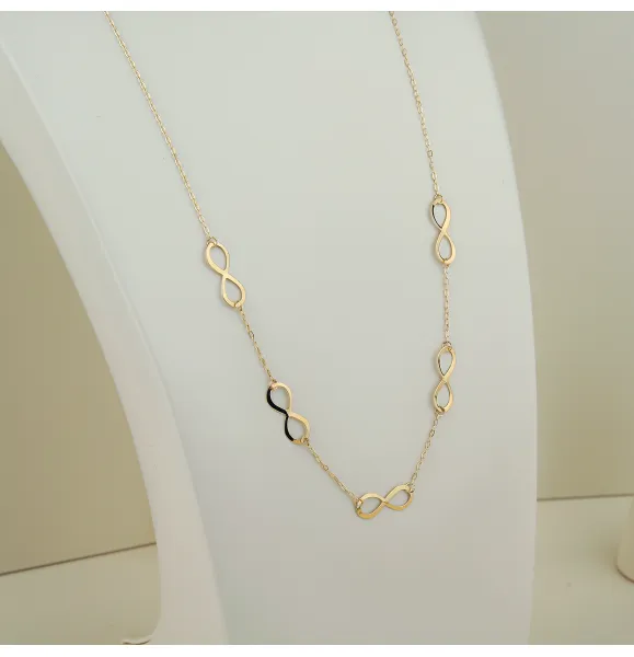 18 karat gold choker, made in Turkey