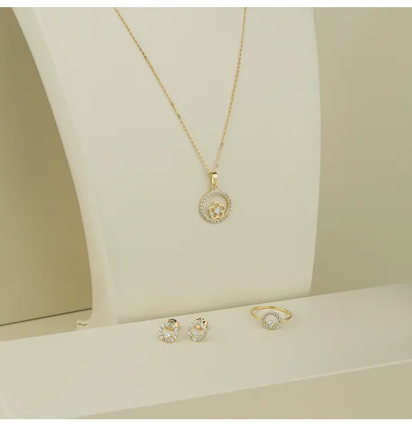 18-karat gold set for children, made in Turkey