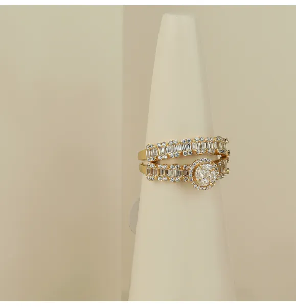18 karat gold ring, made in Turkey
