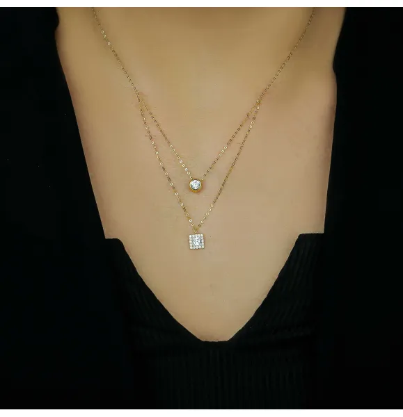 18 karat gold choker, made in Turkey