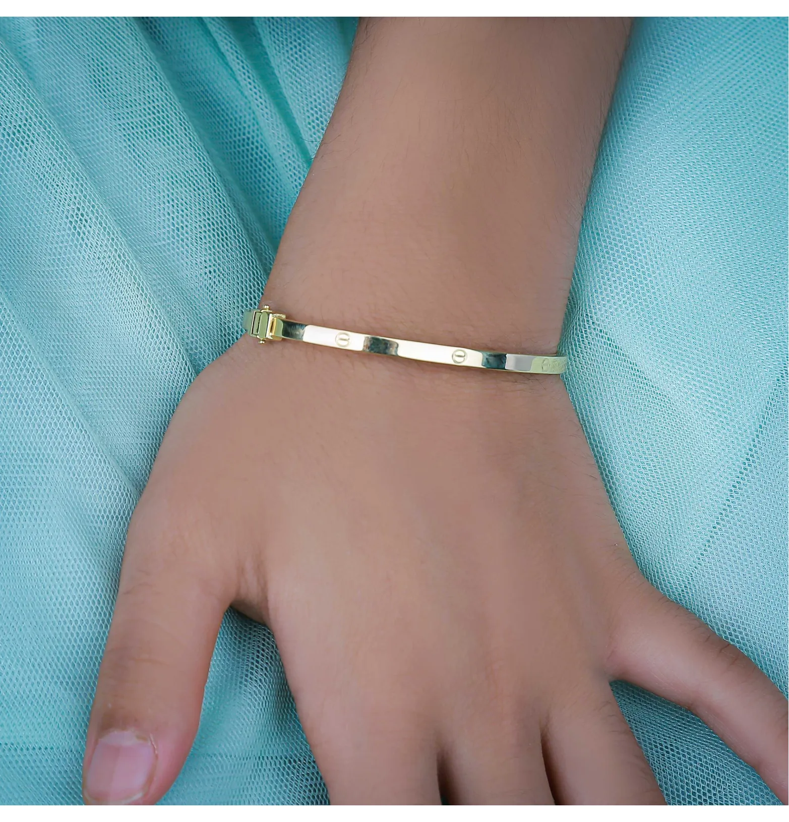 18-karat gold Cartier bracelet, made in Turkey