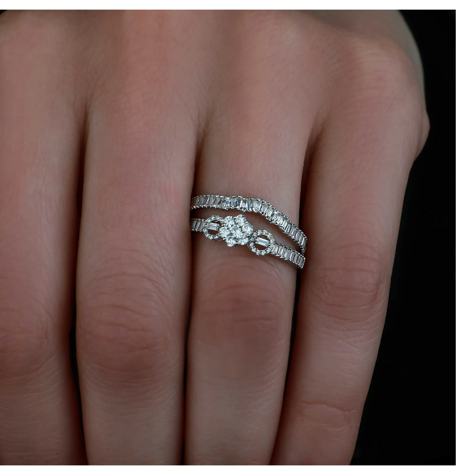 18 karat gold ring, made in Turkey