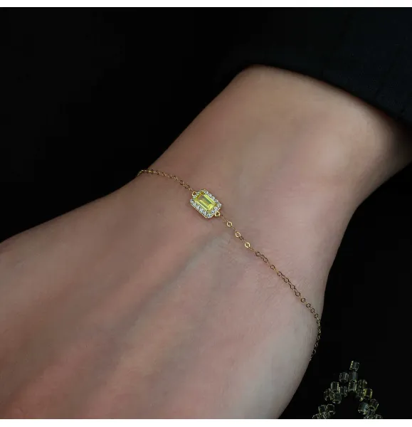 18 karat gold bracelet, made in Turkey