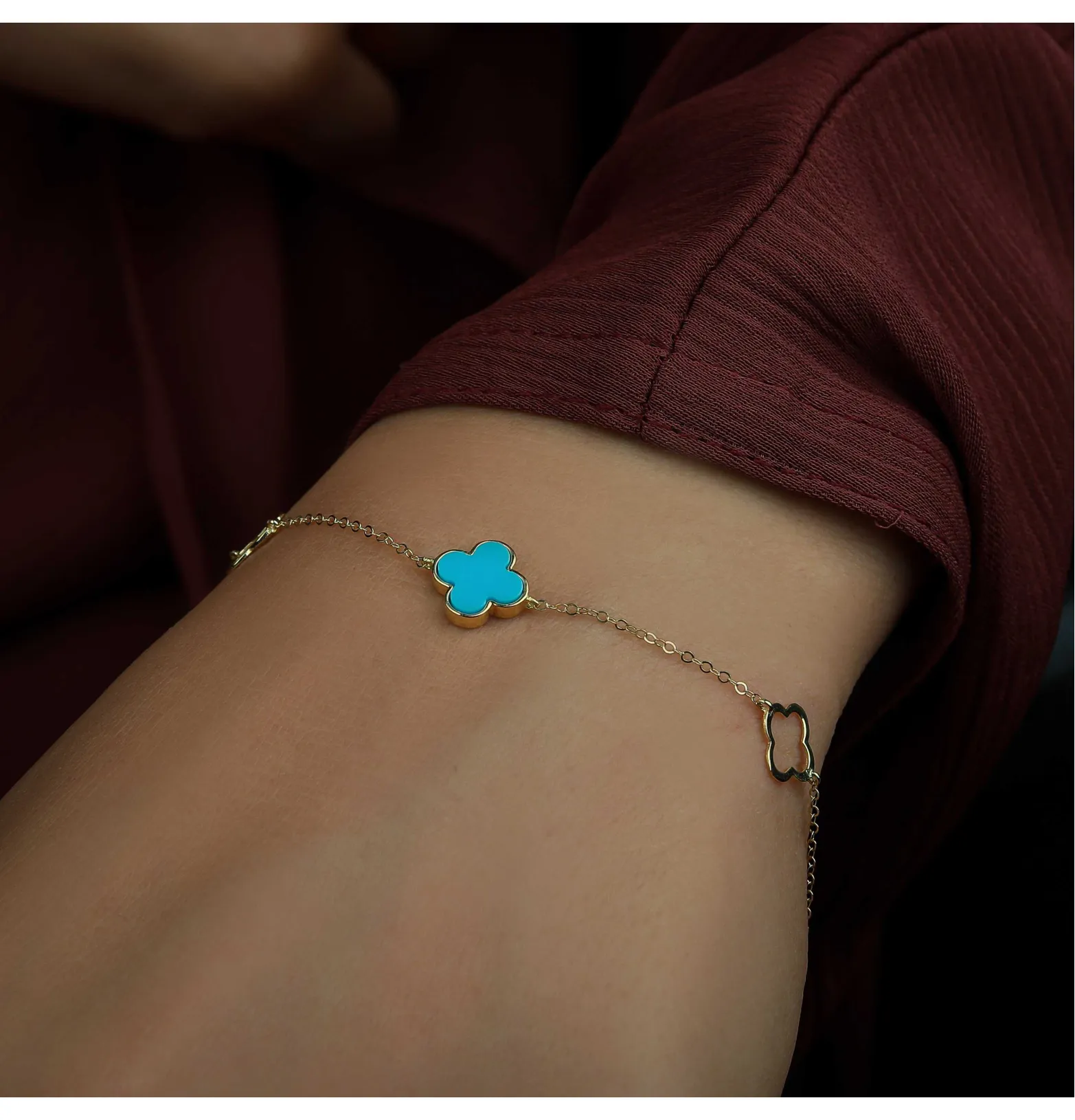 18 karat gold bracelet, made in Turkey