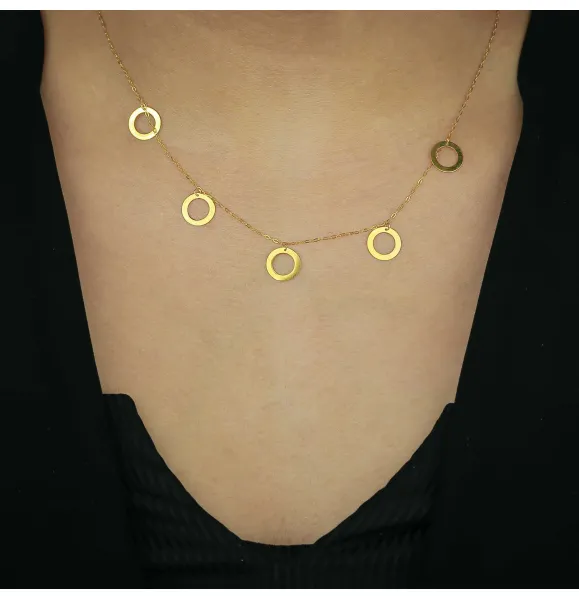21 karat gold choker, Italian made