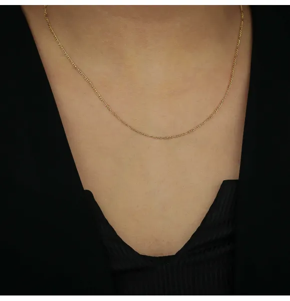 18 karat gold choker, made in Turkey