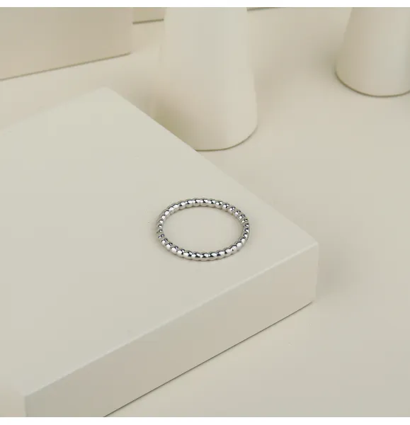 18 karat white gold Haysa ring, made in Turkey