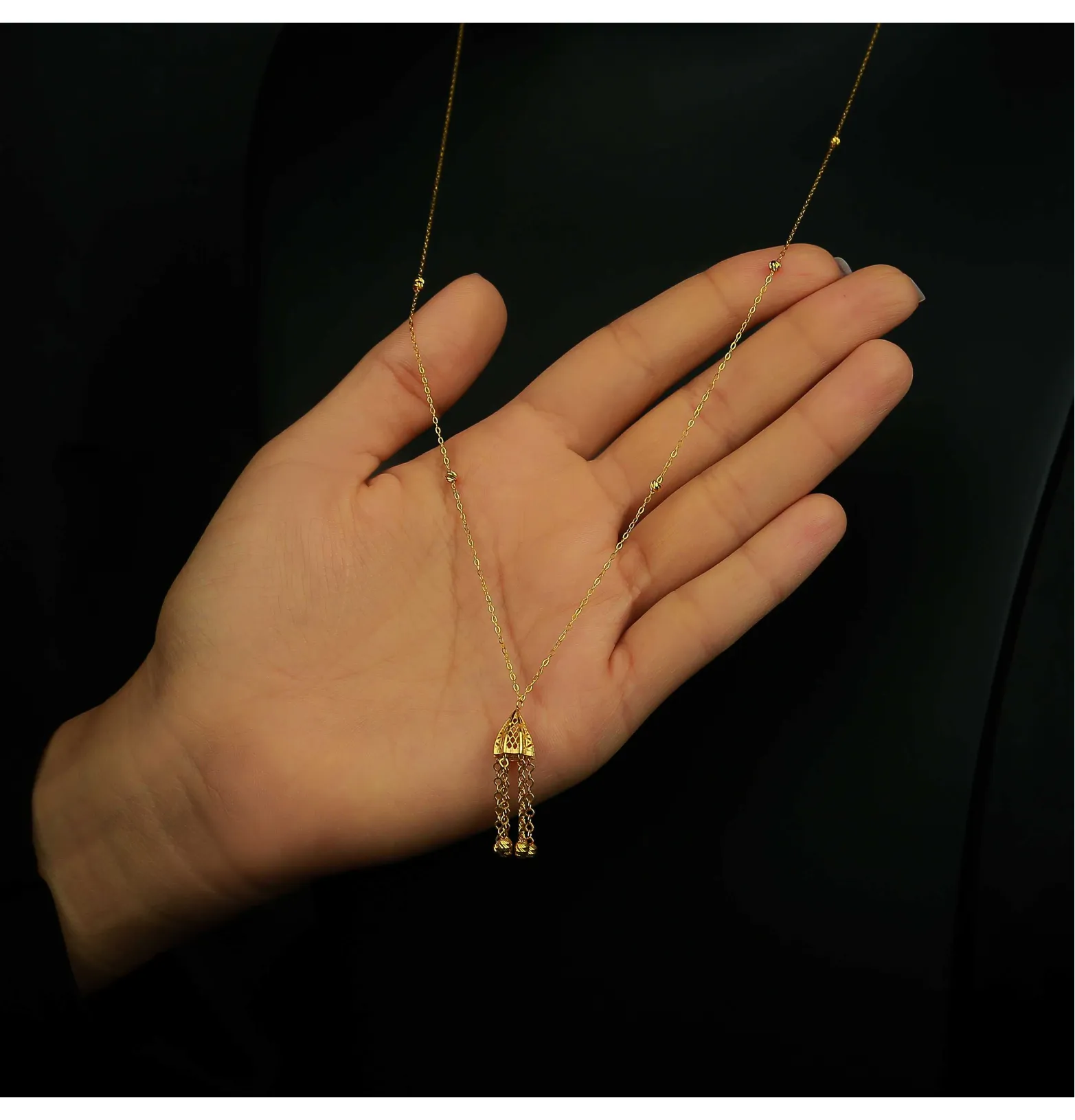 21 karat gold necklace, Turkish made