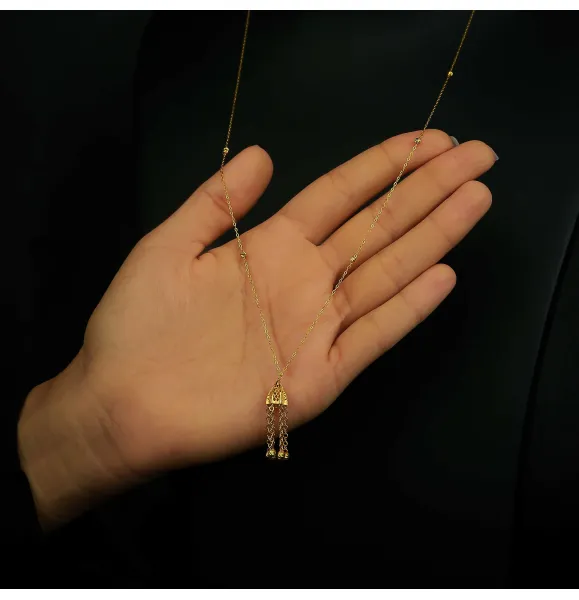 21 karat gold necklace, Turkish made