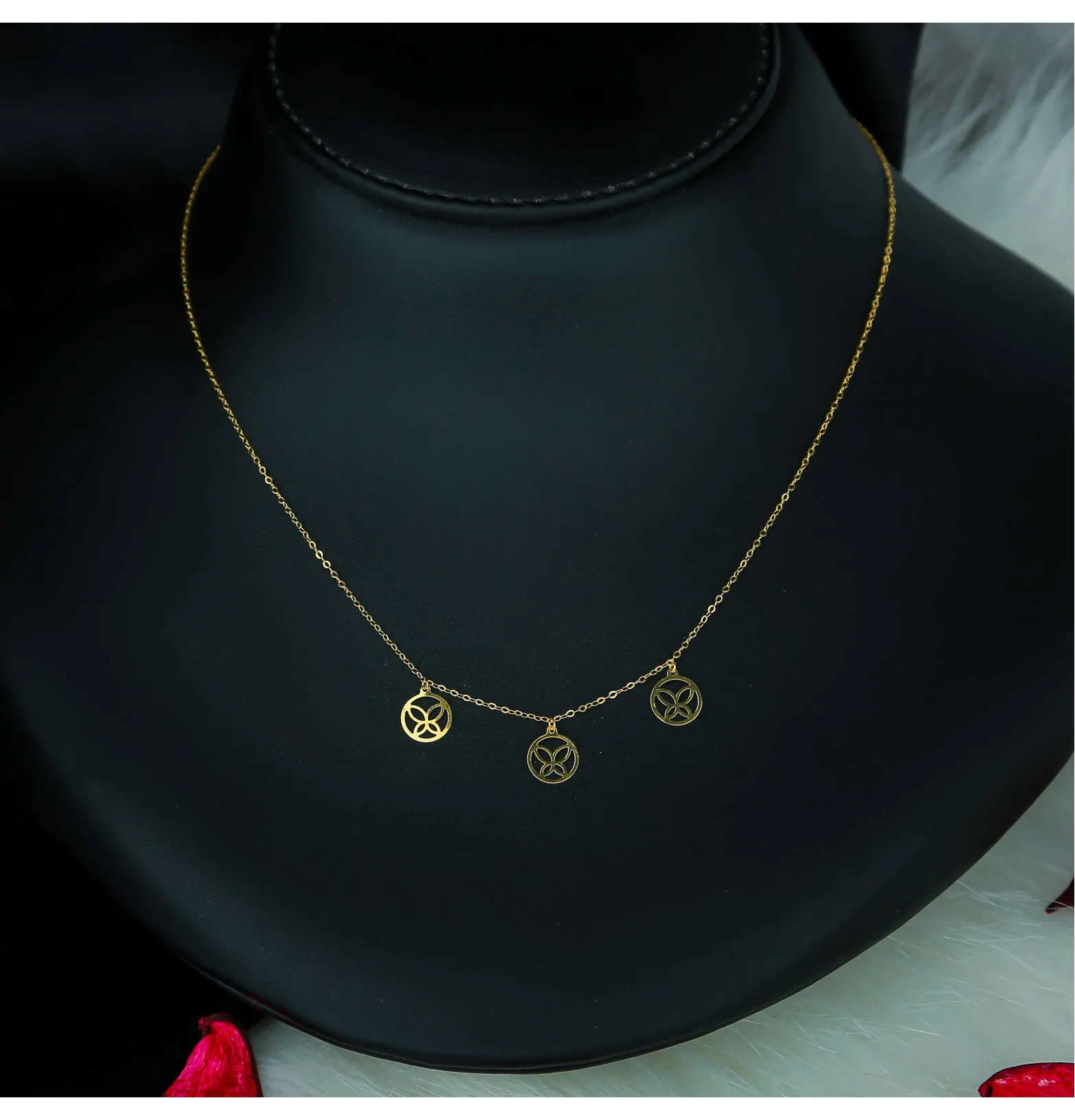 21 karat gold choker, made in Turkey