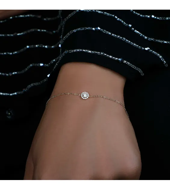 18 karat gold bracelet, made in Turkey