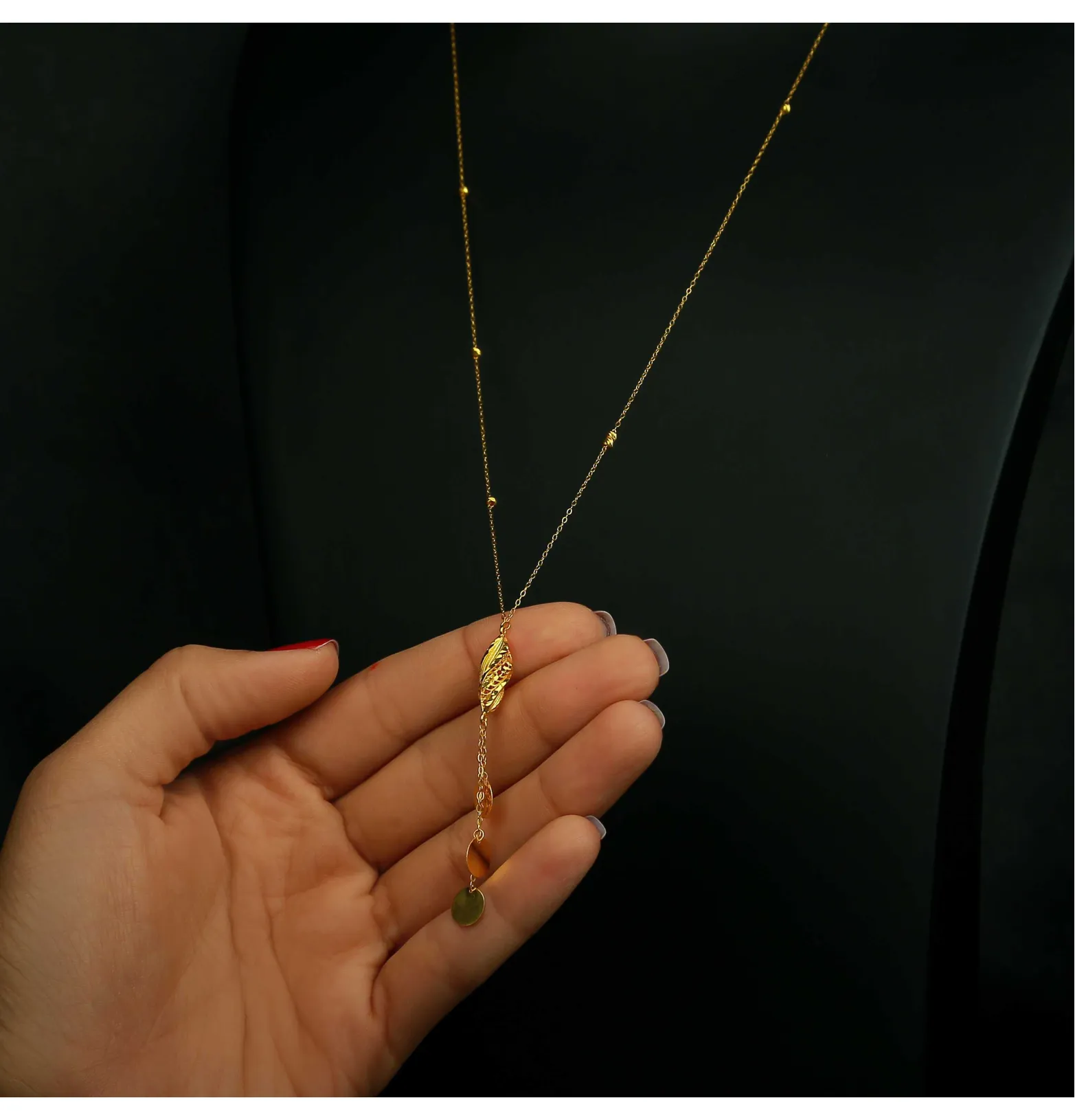21 karat gold necklace, Turkish made
