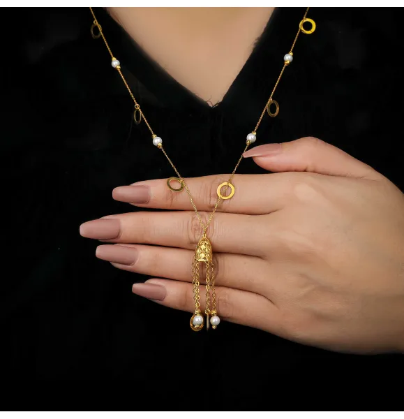 21 karat gold necklace, Turkish made