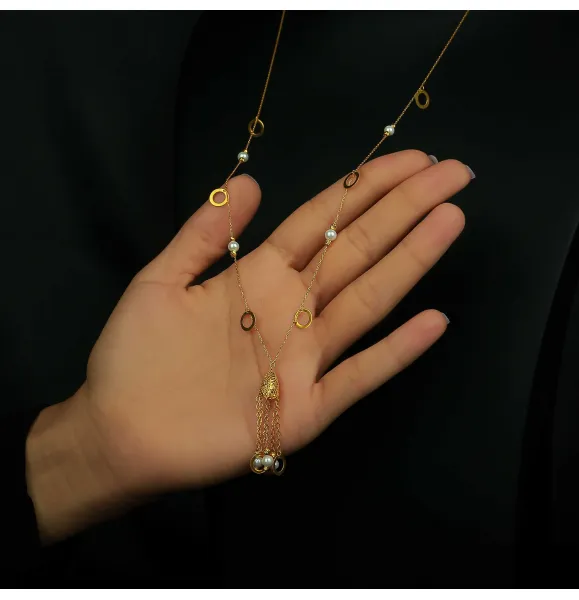 21 karat gold necklace, Turkish made