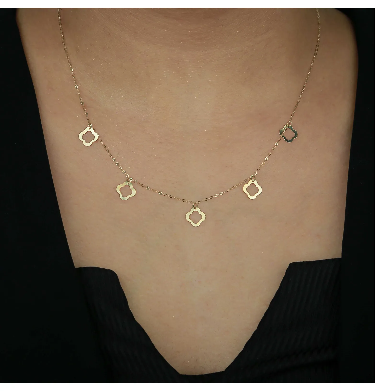 18 karat gold choker, made in Turkey