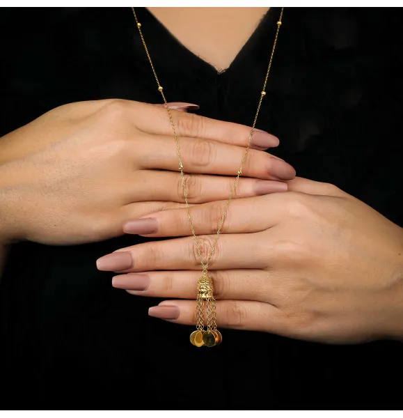 21 karat gold necklace, Turkish made