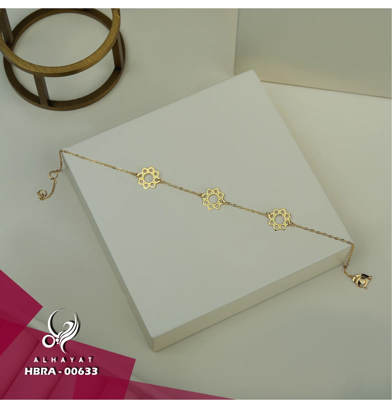 18 karat gold bracelet, made in Turkey