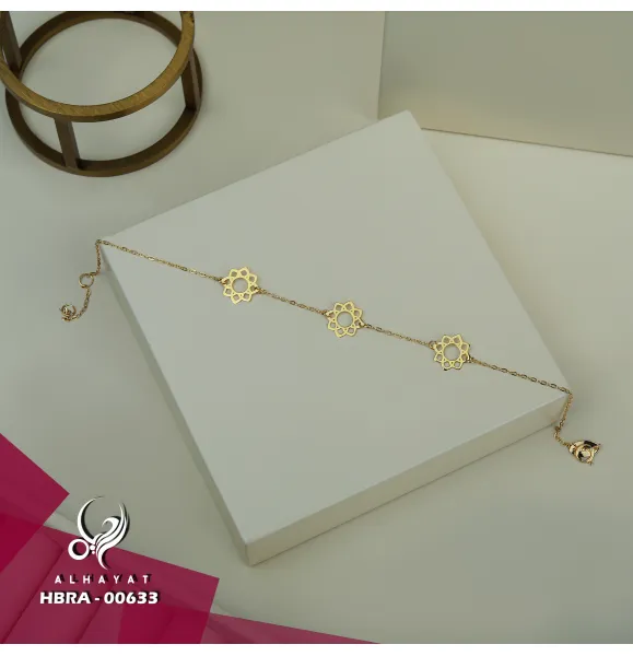 18 karat gold bracelet, made in Turkey