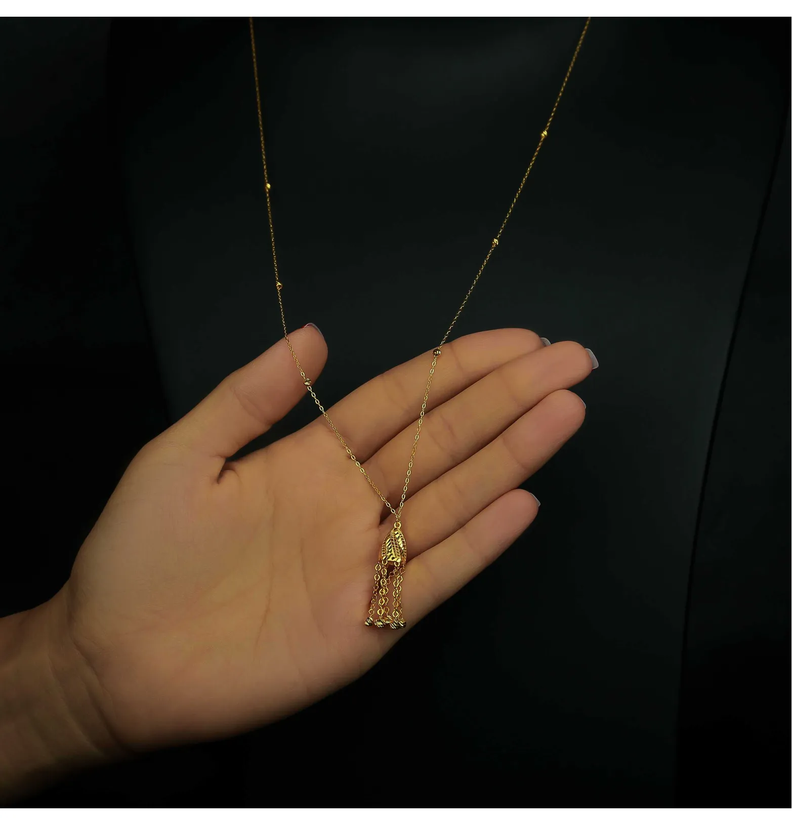 21 karat gold necklace, Turkish made