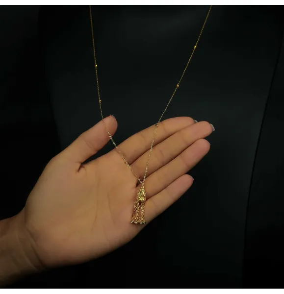 21 karat gold necklace, Turkish made