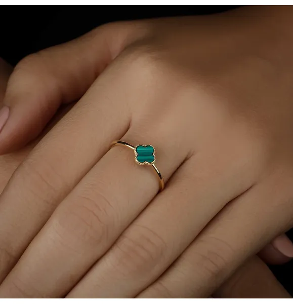 18 karat gold ring, Turkish made