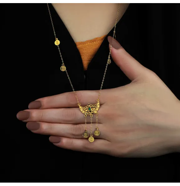 21 karat gold necklace, Turkish made