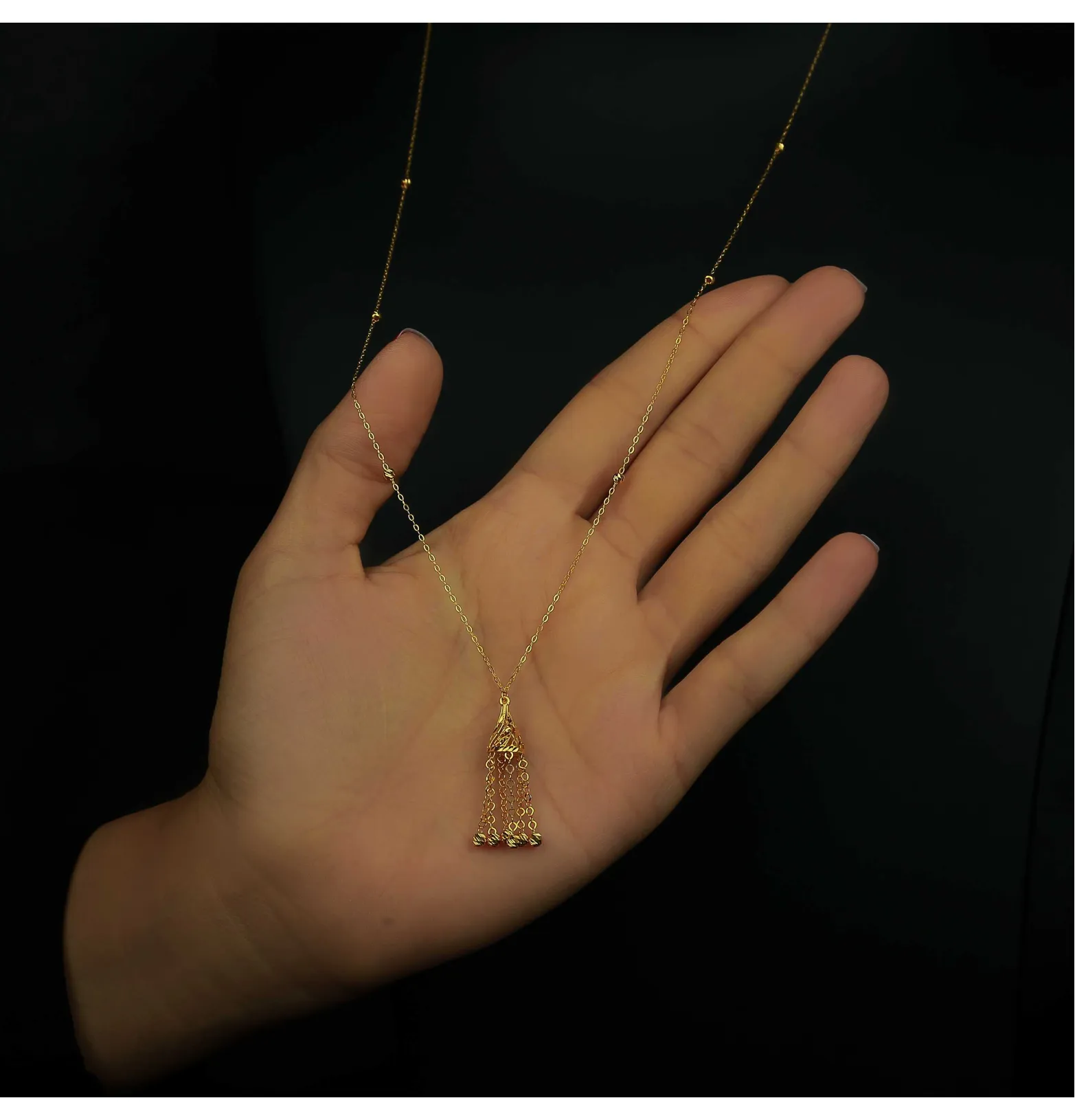 21 karat gold necklace, Turkish made