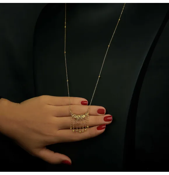 21 karat gold necklace, Turkish made