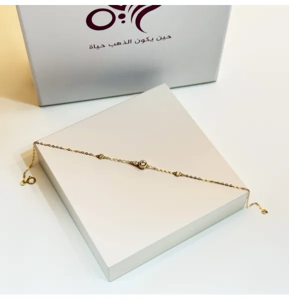 18 karat gold bracelet, made in Turkey
