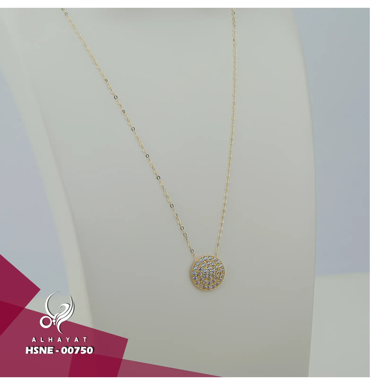 18 karat gold choker, made in Turkey