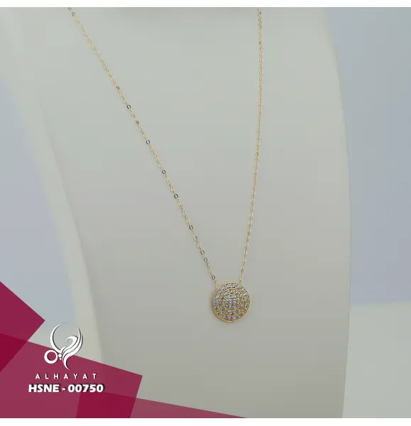 18 karat gold choker, made in Turkey