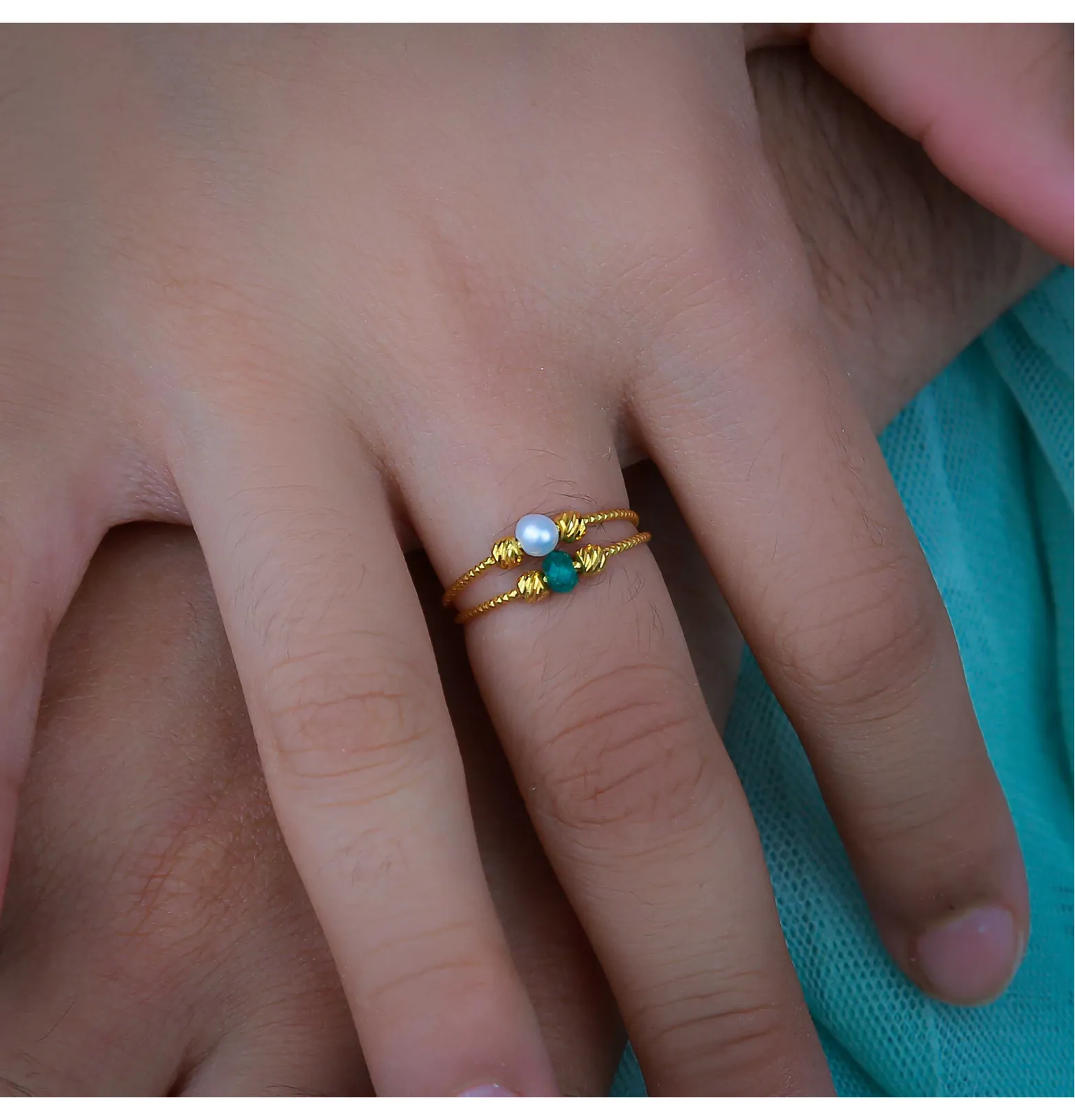 21 karat gold ring, Turkish made