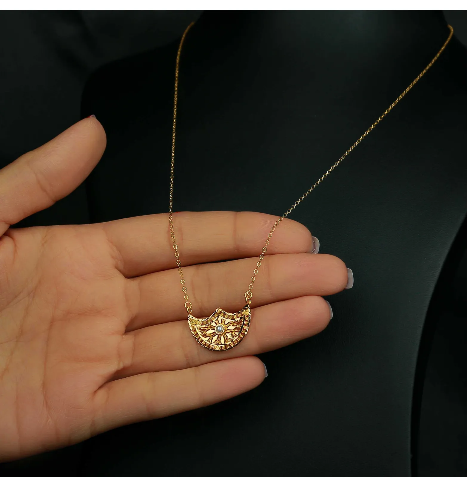 21 karat gold necklace, Turkish made