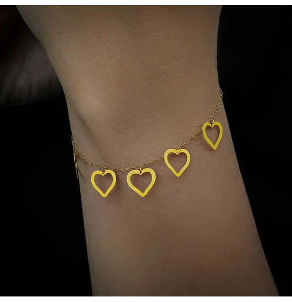 21 karat gold bracelet, Turkish made - (H-648)
