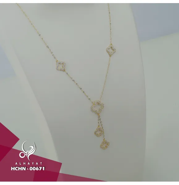18 karat gold choker, made in Turkey