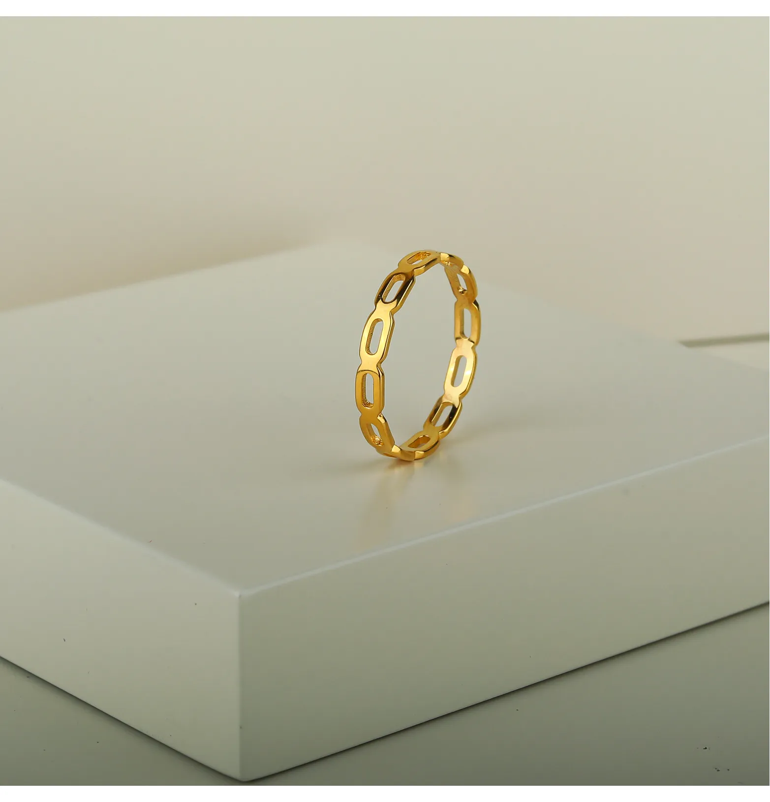 21 karat gold Haysa ring, made in Turkey