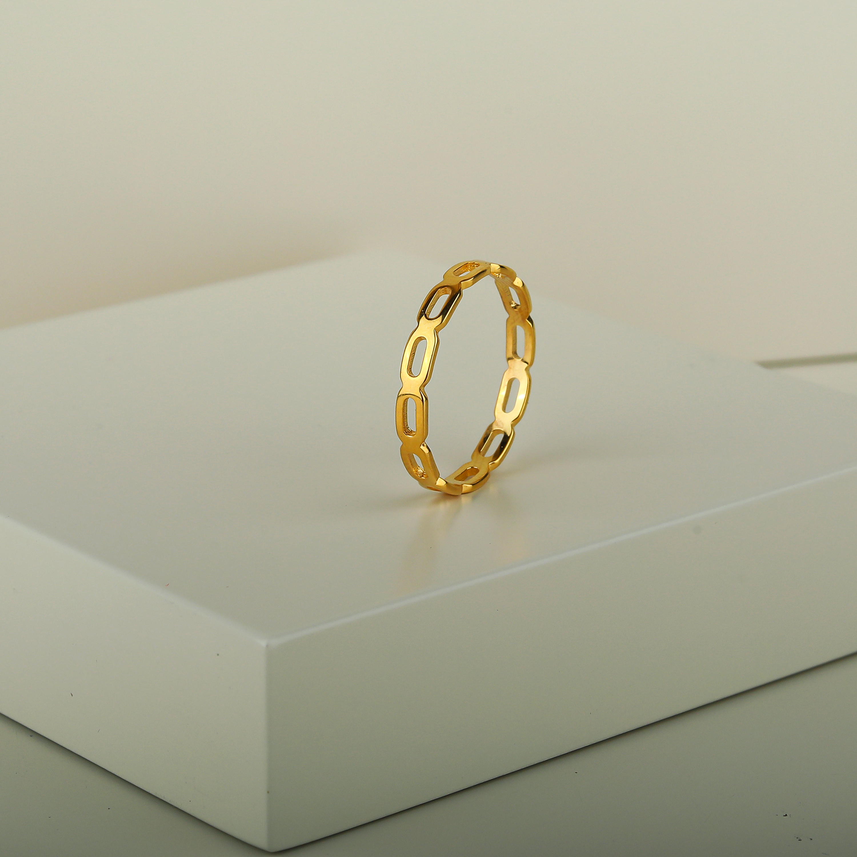 21 karat gold Haysa ring, made in Turkey
