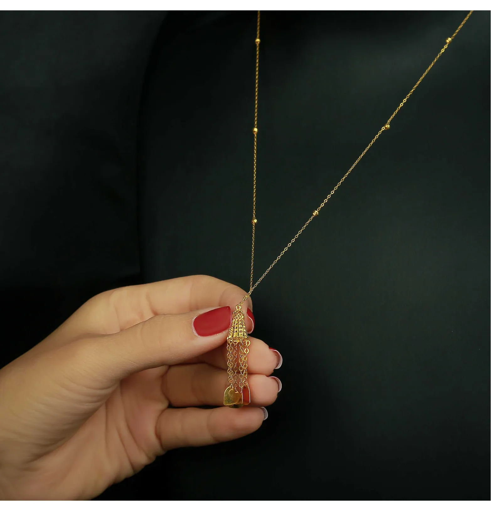 21 karat gold necklace, Turkish made