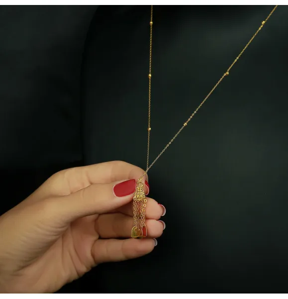 21 karat gold necklace, Turkish made