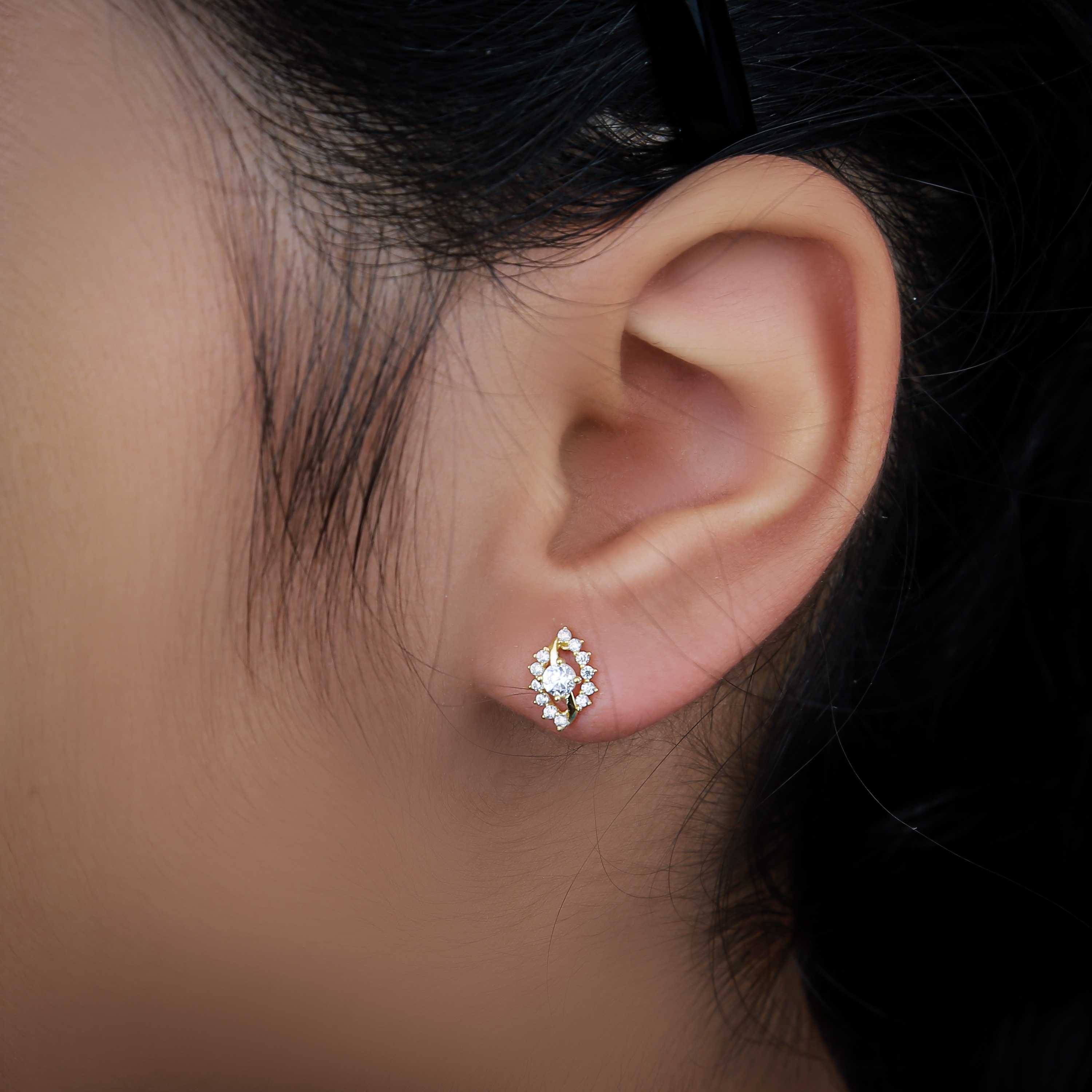 18 karat gold net ring, made in Turkey