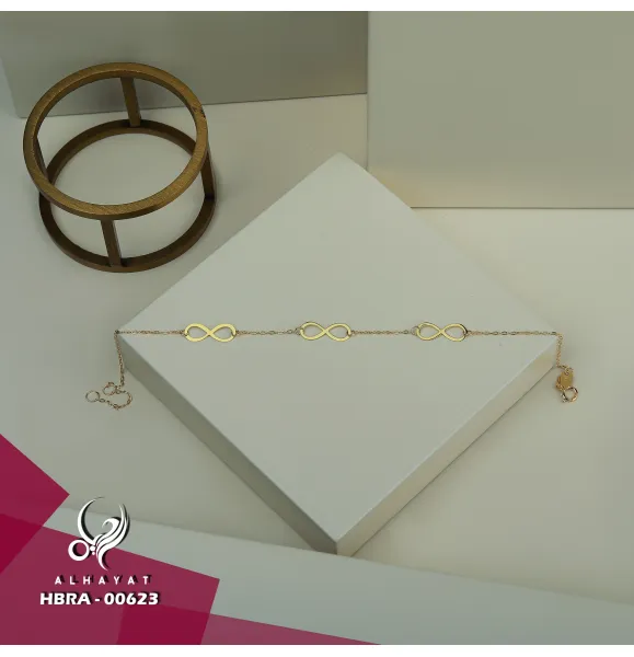 18 karat gold bracelet, made in Turkey