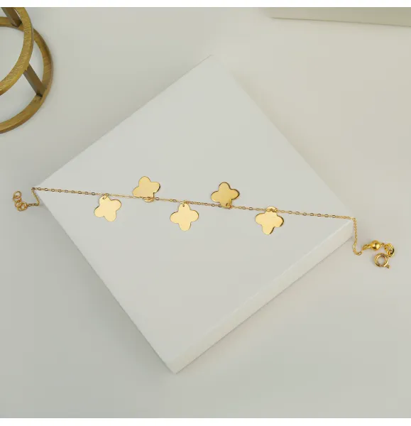 21 karat gold bracelet, Turkish made - (H-686) 21 karat gold bracelet, Turkish made - (H-686)