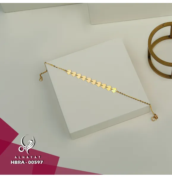 21 karat gold bracelet, Turkish made - (H-689)