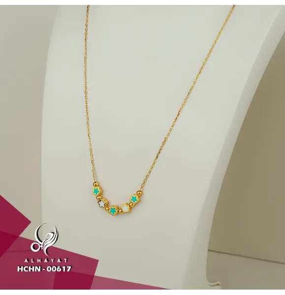 21 karat gold choker, made in Turkey - (H-692)