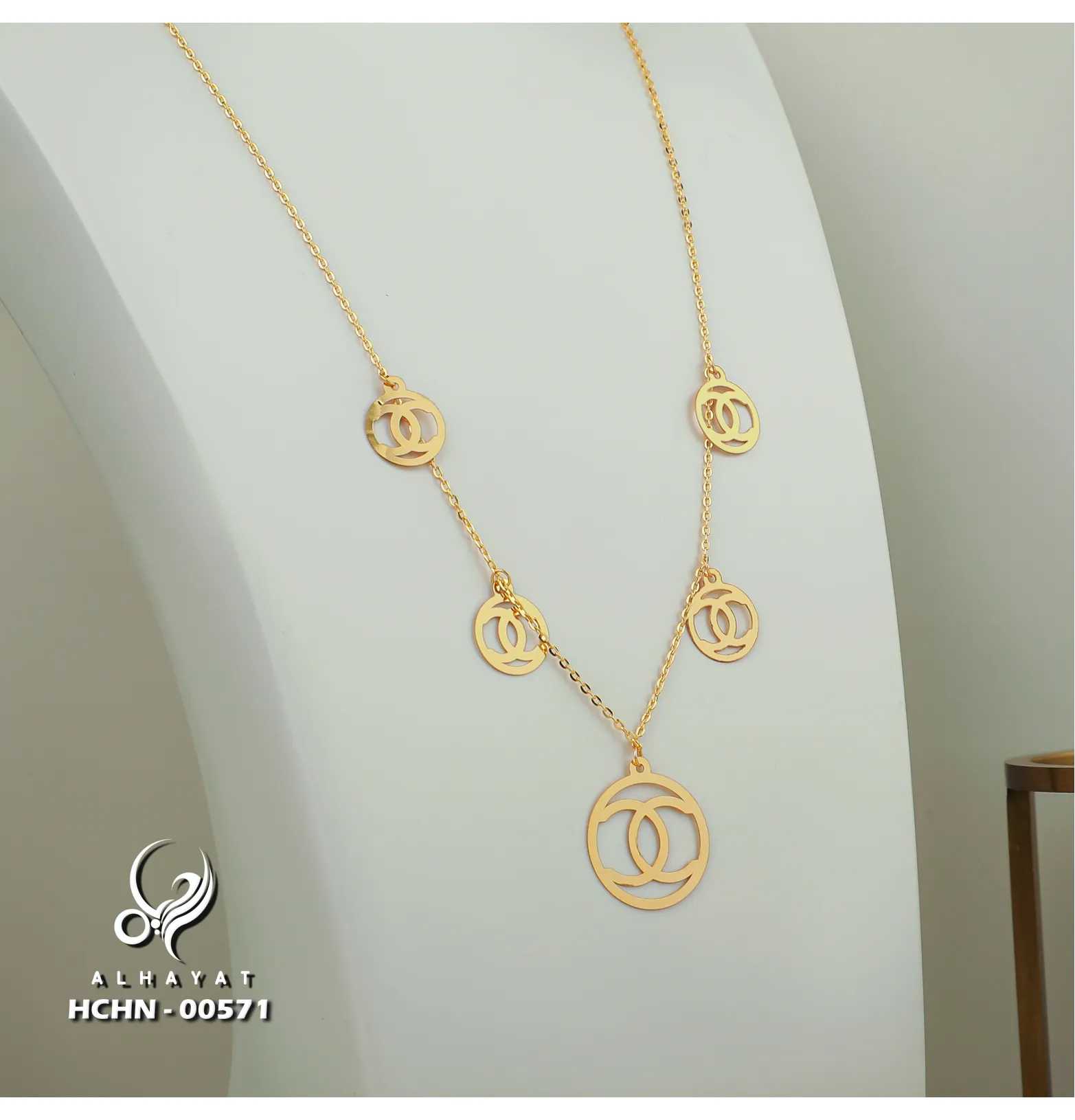 21 karat gold choker, made in Turkey