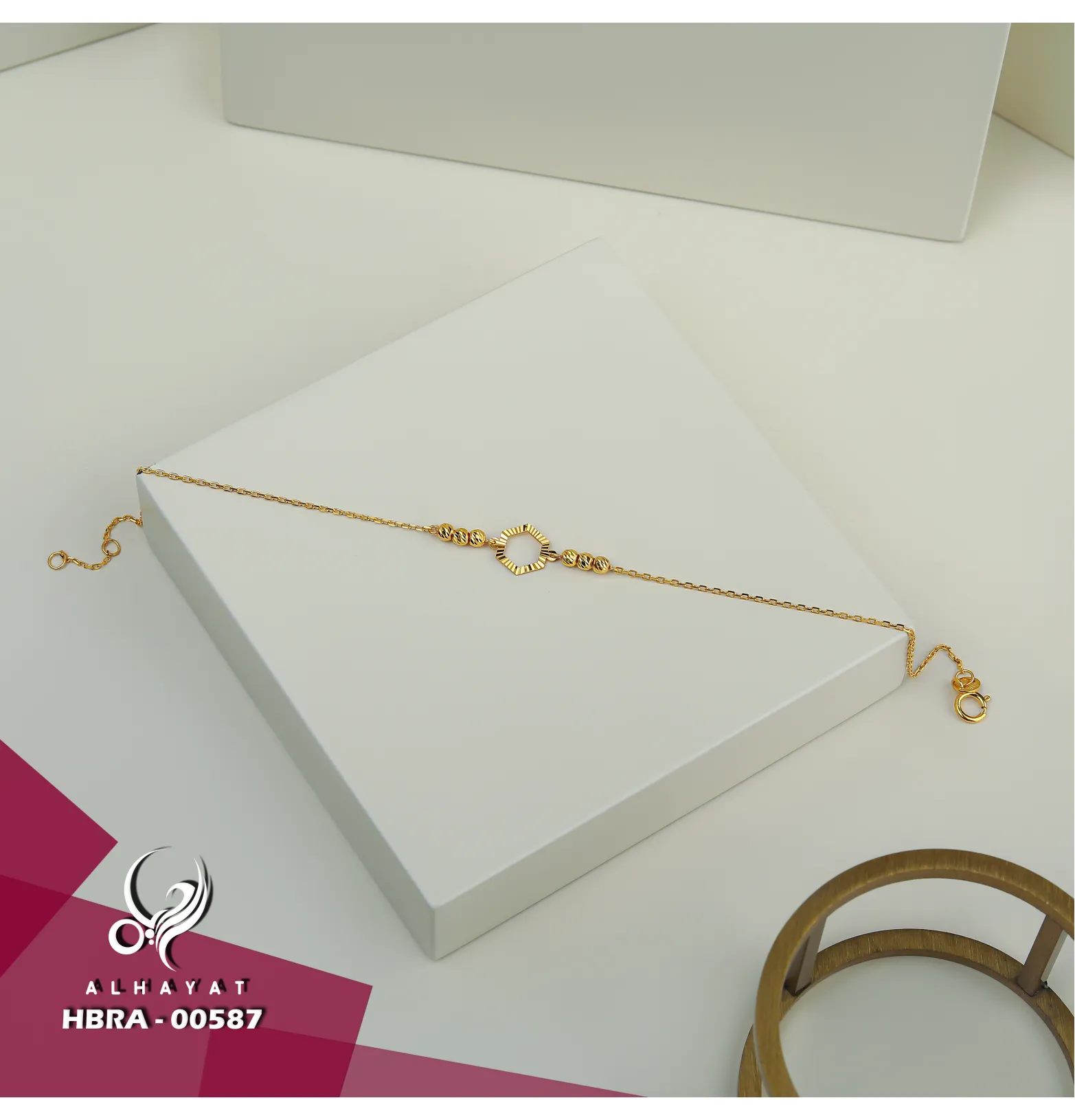21 karat gold bracelet, Turkish made